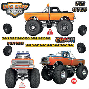 Monster Truck Wall Sticker