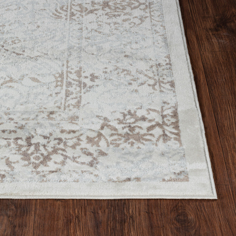 Blannie Floral Machine Tufted Area Rug, Rectangle 120 x 170 cm