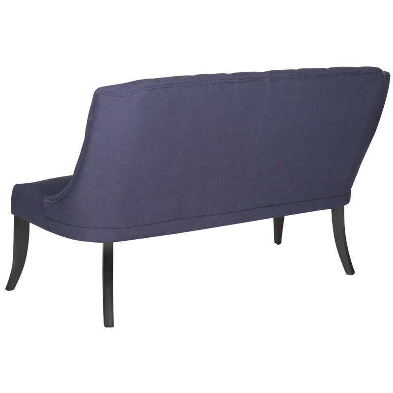 Upholstered 59.4'' Settee, Lilac Purple
