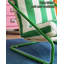 Chaise d'appoint en tissu de style moderne à rayures, pour le salon