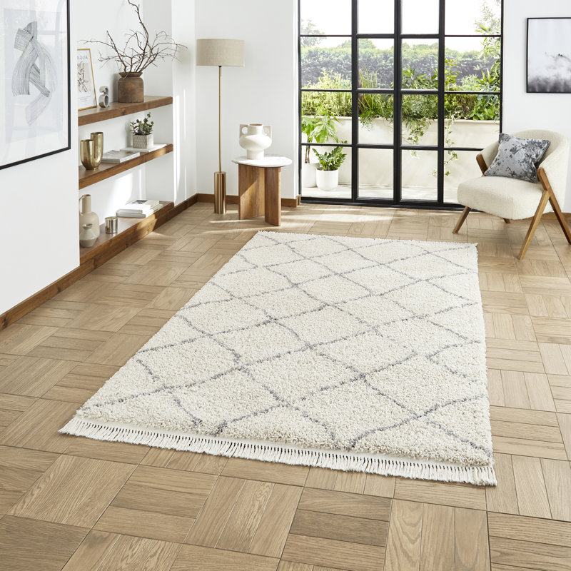 Archuleta area rug Machine Woven Cream, Rectangle 120 x 170cm