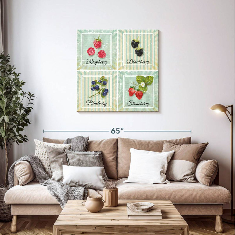 Berries Delight, 36" H x 36" W