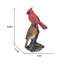 Red Cardinals on branch | Handcrafted Decorative Bird Statue for Home & Garden | Premium Polyresin, Weather-Resistant Indoor/Outdoor Decor