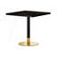 Table carrée bistro moderne tulipe 31,5 pouces avec plateau en faux marbre, facile à assembler, structure en métal robuste-1514781244-1514781246