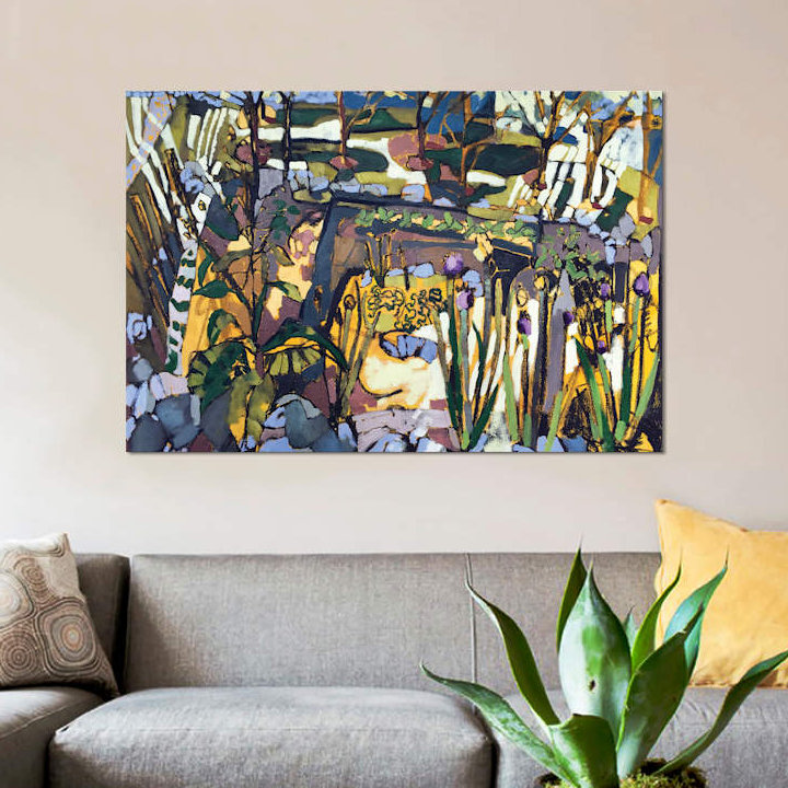 «Urban Garden - June» par Erin McGee Ferrell, reproduction, H 12 po x l 18 po x P 1,5 po, Toile tendue