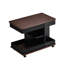 Table de bout réglable moderne avec roulettes, plateau relevable et table d'appoint rotative à 360 ° avec rangement pour les petits espaces-984921757