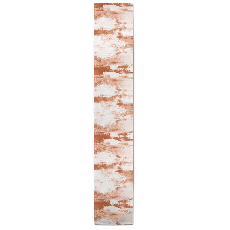 Chemin de table Harriss, 90 po x 16 po, Orange