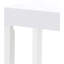 Console moderne, canapé Amy, blanc