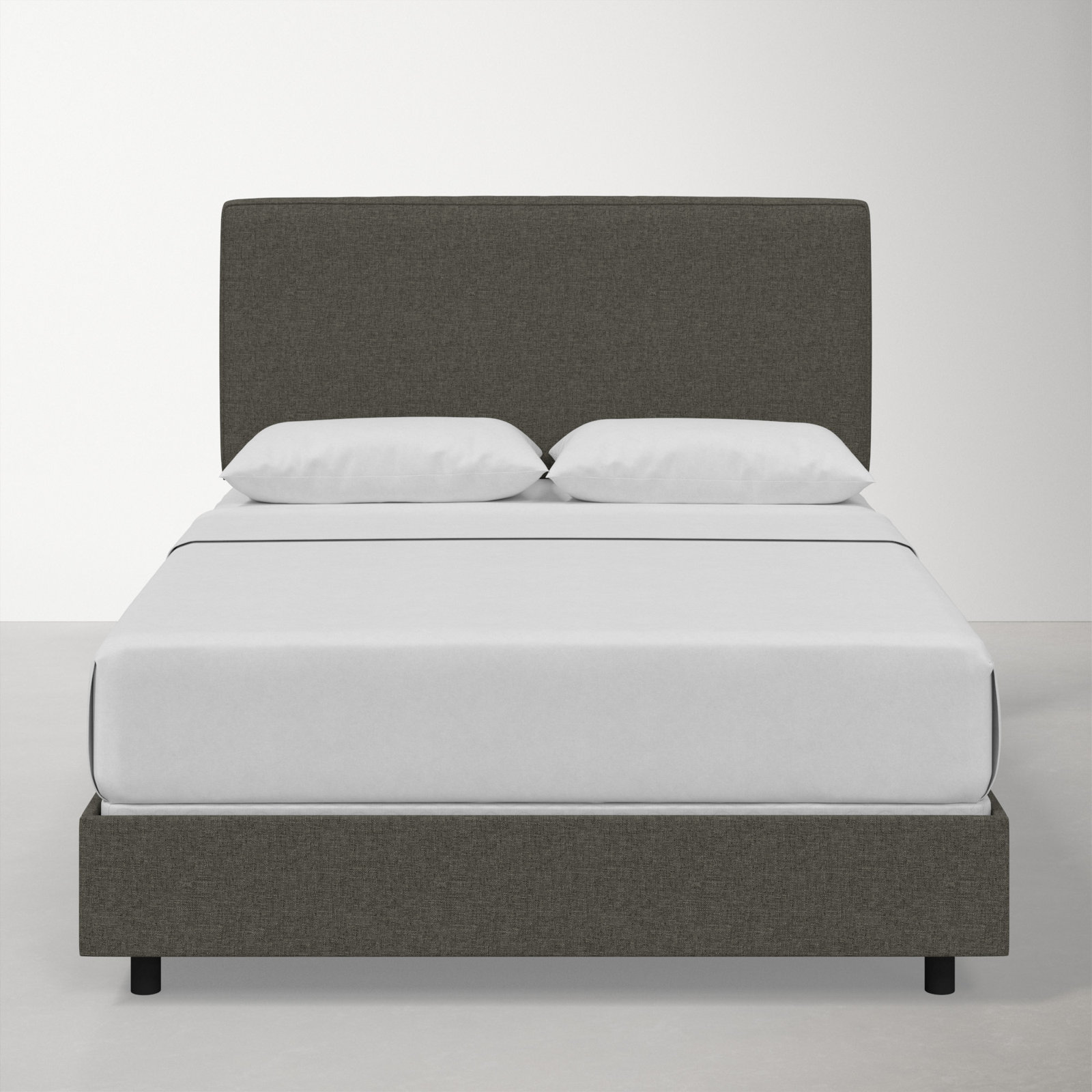 Marquise Upholstered Bed, California King, Zuma Charcoal Textured Linen