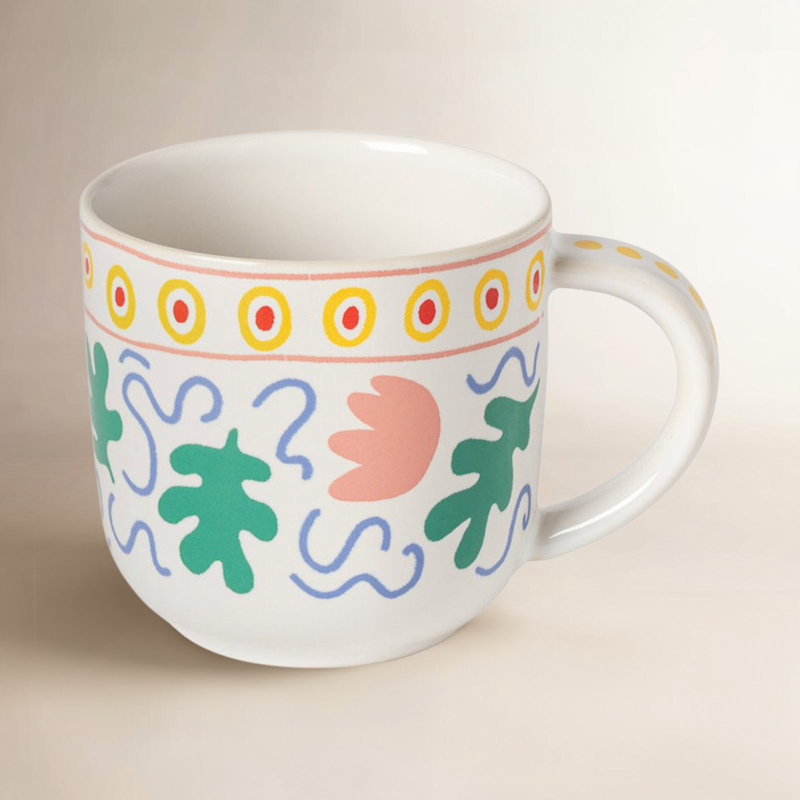 Tasse à café en grès Summer Bliss