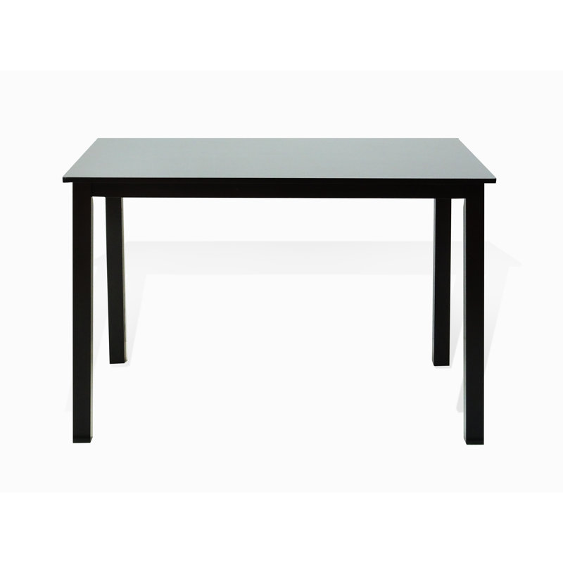Solid Wood Base Dining Table, Espresso