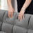 65”Convertible Futon Sofa Bed with Adjustable Backrest