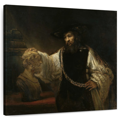 Leisha Aristotle With A Bust Of Homer