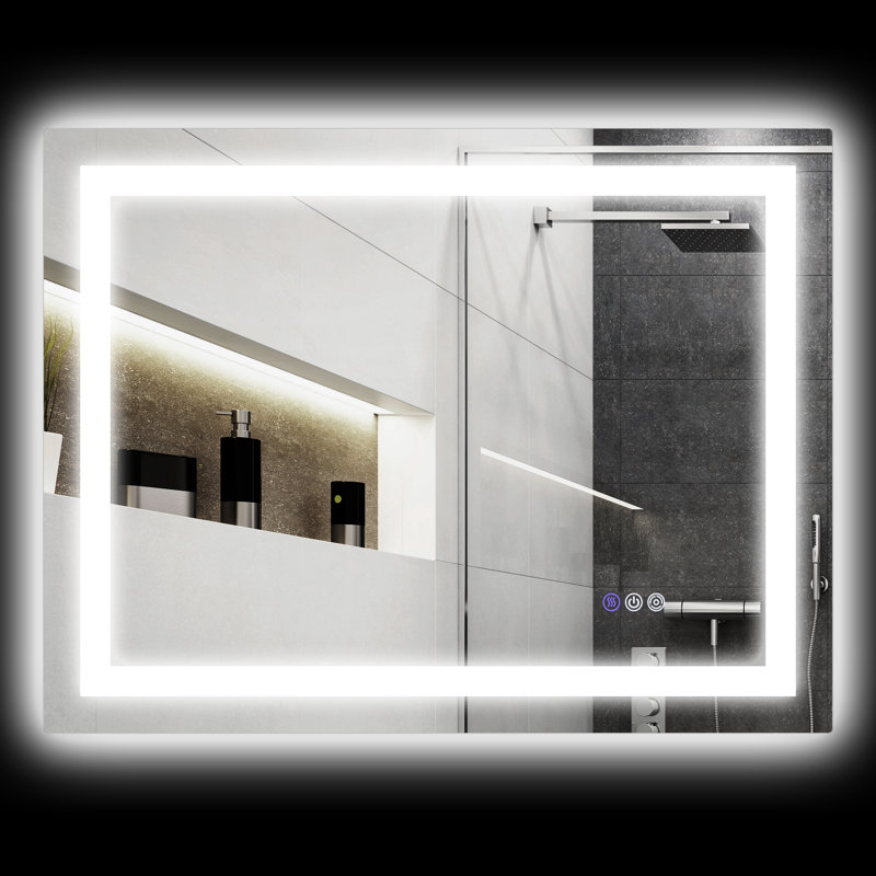LED Bathroom Mirror with Lights, 31.5" x 23.6"