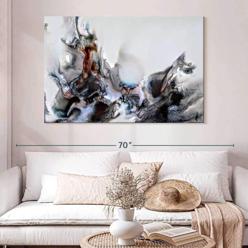 Avery Black Flames, 34" H x 51" W