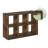 Furinno Cubicle Open Back Decorative Cube Storage Organizer, 6-Cube, Amber Pine-1236605633-1236626857