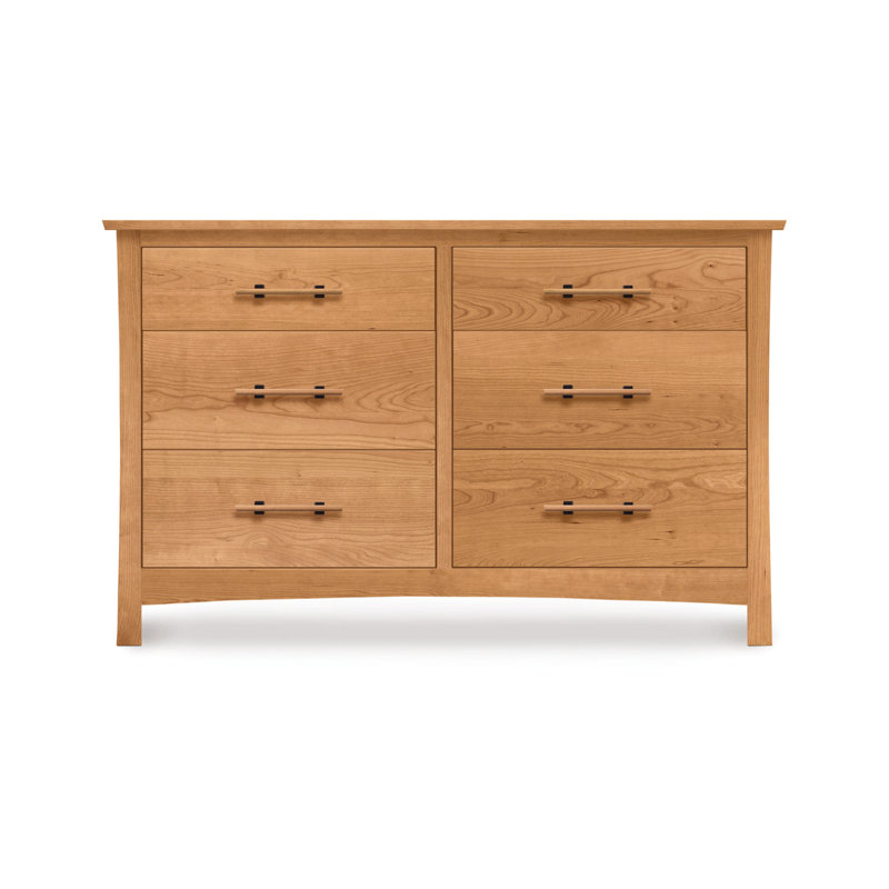 Monterey 6 - Drawer Solid Wood Dresser, Natural Cherry