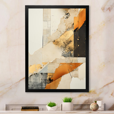Yellow Radiant Sunset Dream 4 - Abstract Collages Wall Art