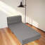 Graciela Convertible Bean Bag Chair: Transforming Single Sofa Bed With Memory Foam Mattress-2125996462