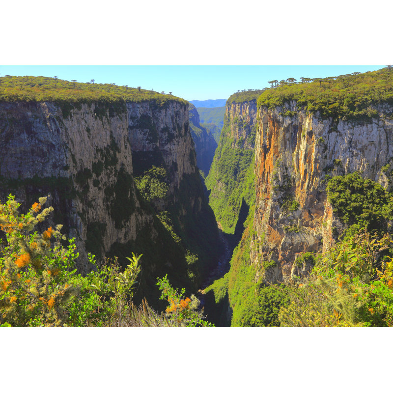Canyon Itaimbezinho - Wrapped Canvas Print, 81cm H x 122cm W x 3.8cm D