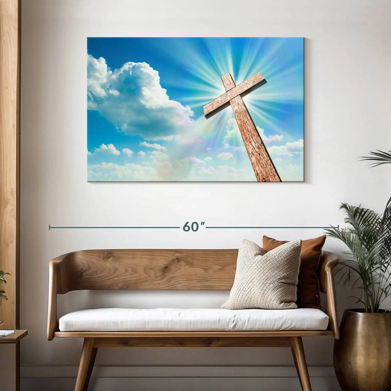 Adella Large Cross, 30" H x 45" W