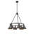 Felda 6 - Light Steel Dimmable Cone Chandelier-99998916-99998917