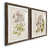 Papier, cadre noyer