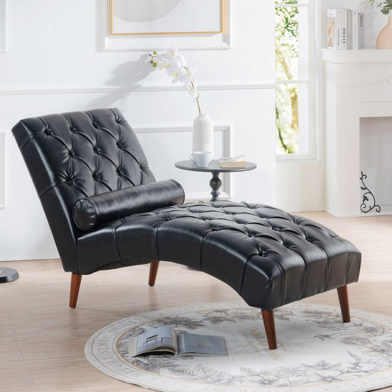 Chaise longue rembourrée