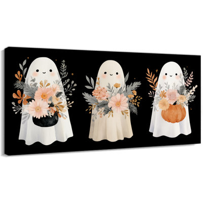 Automne, art mural sur toile Halloween