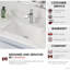 STYLISH 18 inch Rectangular Undermount Porcelain Bathroom Sink with 2 Overflow Finishes