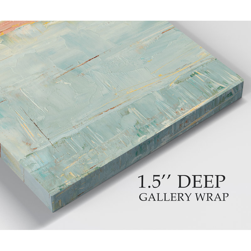 «Pastel Horizon I», reproduction d'art sur toile, H 27 po x l 18 po, Toile tendue, Sans cadre