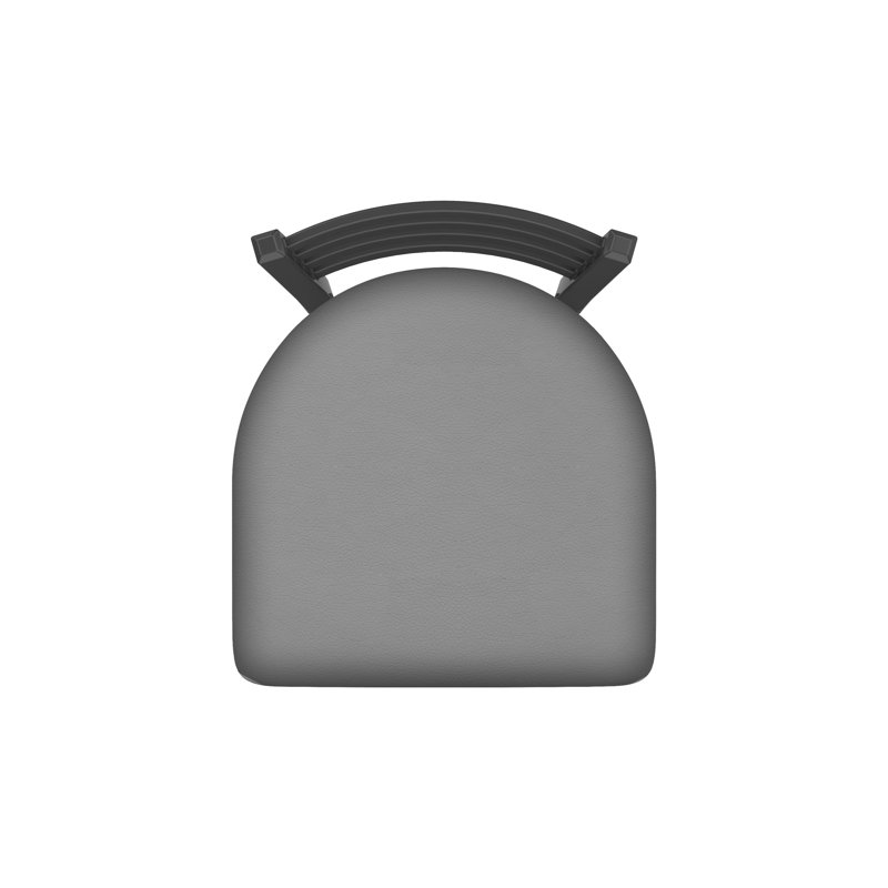 400 Jackie Chair, Pewter, Vinyl-Canter Folkstone Gray