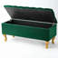Velvet Upholstered Storage Bench-69319407