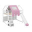 Lit mezzanine double avec tente