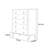 Modern Light Luxury Five-Drawer Accent Chest