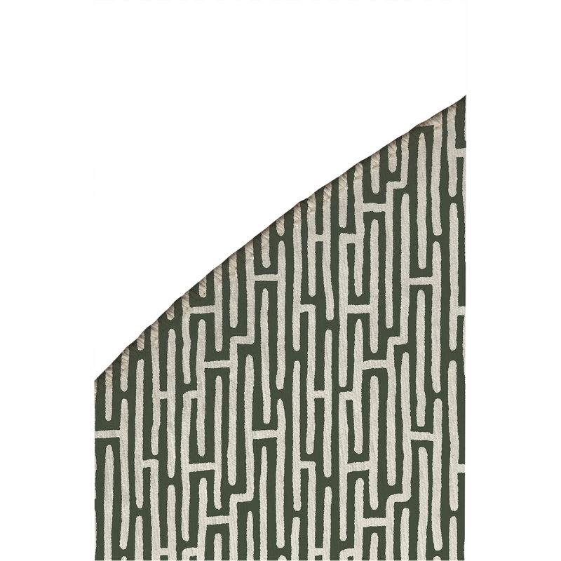 Tapis d'extérieur antidérapant Twilight Labyrinth, Rond 5 pi