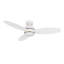 Ventilateur de plafond encastré intelligent avec télécommande et ensemble d'éclairage inclus-128764398-70836765