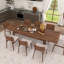 Grande table de salle à manger extensible pour la cuisine et la salle à manger-258485168