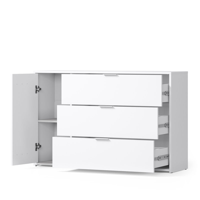 125 cm W Chest of 3 Drawers