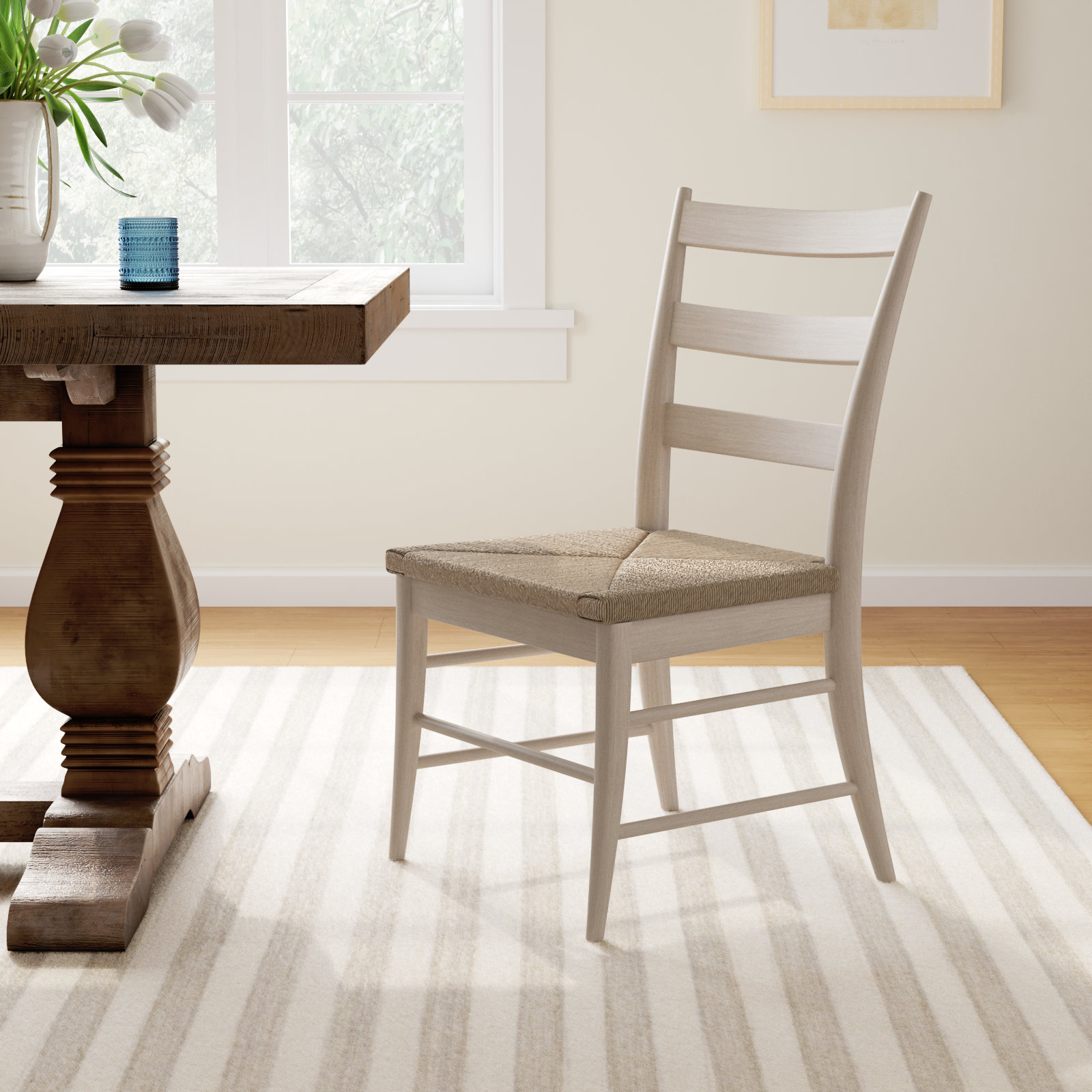 Shannen Woven Ladder Back Side Chair