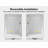UKS05 66 in. to 72 in. x 80 in. H Frameless Sliding Shower Door in Space Gray with 3/8 in. (33mm) Clear Glass-120905050-121327030