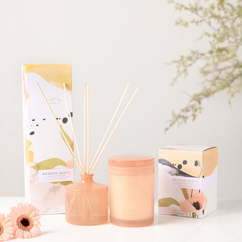 Reed Diffusers And Sticks, Fresh/Plant/Floral, Orange