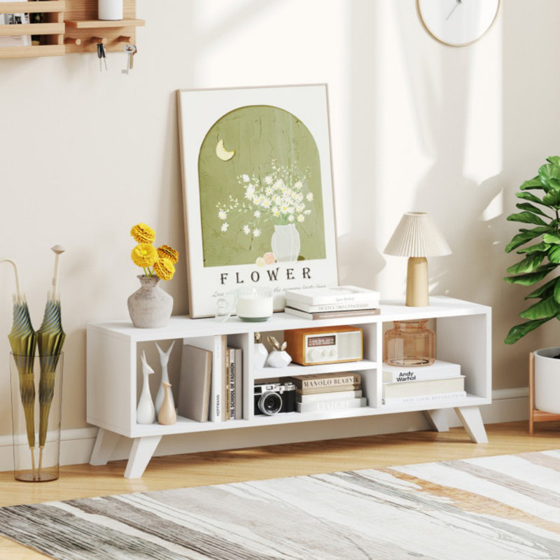 Console multimédia avec pieds surélevés
