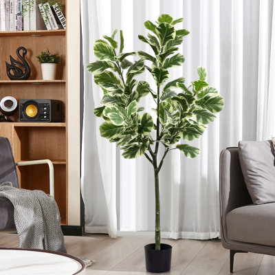 70'' Faux Plants Ficus Trees for Home Décor