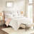 White Faux Fur Comforter - King/ King, Sleep Long Mini