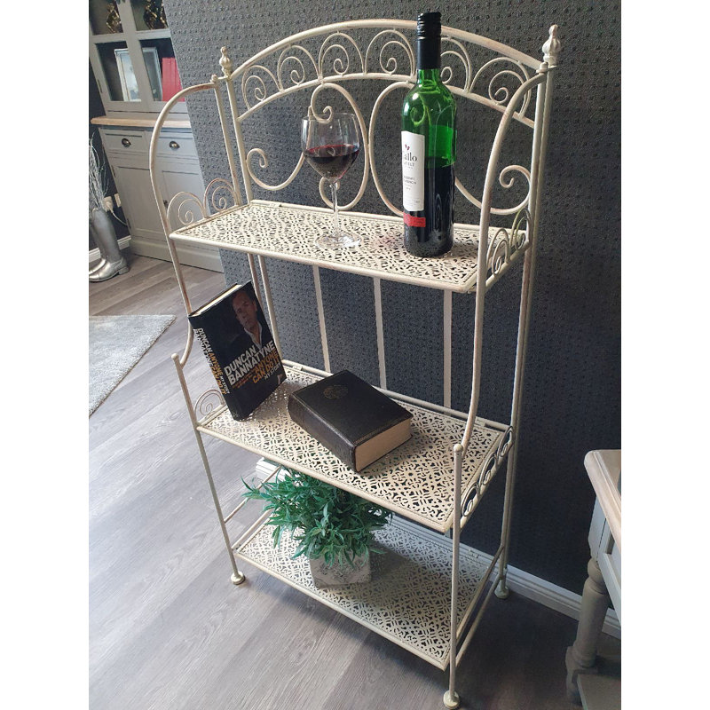 Scotia 120cm H x 60cm W Steel Etagere Bookcase
