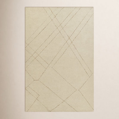 Hand-Tufted Abstract Wool Rug