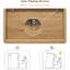 Commode à 4 tiroirs Waveform - Commode à panneaux cannelés en chêne