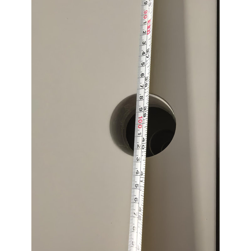 Panneau de porte intérieur encastré 5 lignes, panneau de fibres à densité moyenne apprêté, 24 po x 80 po, Gauche