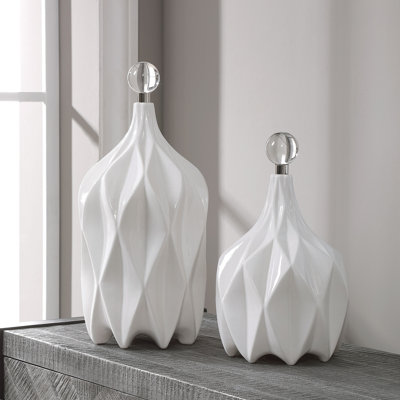Vicenta Ceramic Decorative Bottle